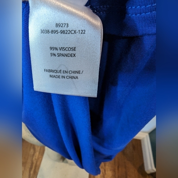 Laura cobalt ruffle bardot top, Woman's XXL, new! - Picture 5 of 8